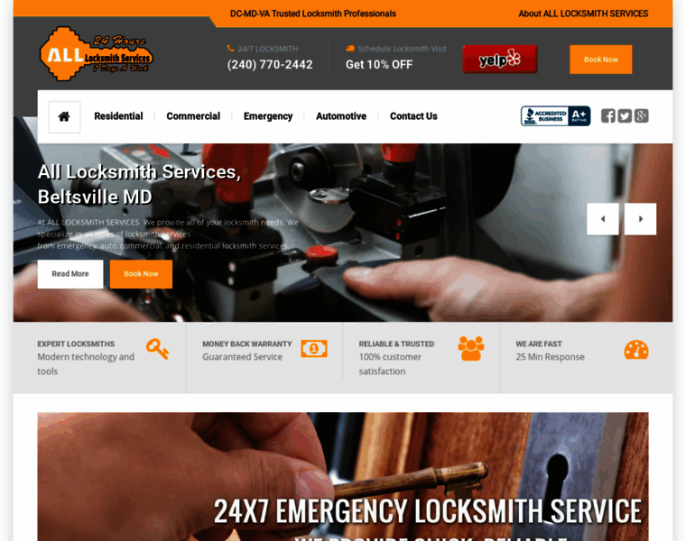 All-locksmith-services.com thumbnail
