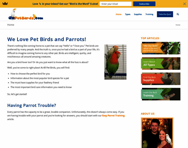 All-pet-birds.com thumbnail