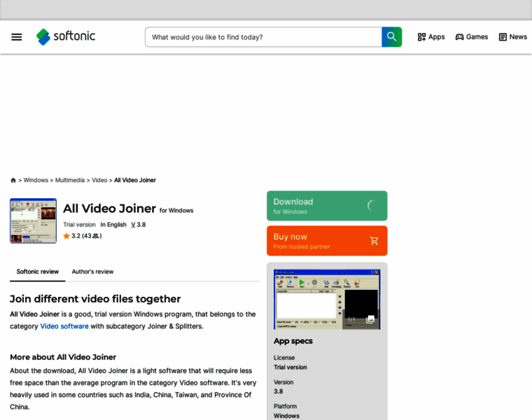 All-video-joiner.en.softonic.com thumbnail