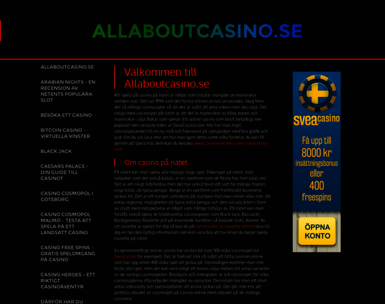 Allaboutcasino.se thumbnail