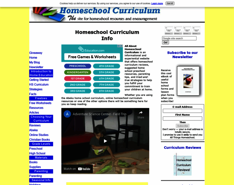Allabouthomeschoolcurriculum.com thumbnail