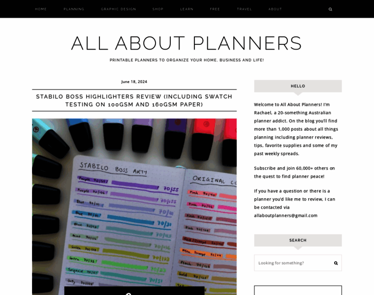 Allaboutplanners.com.au thumbnail