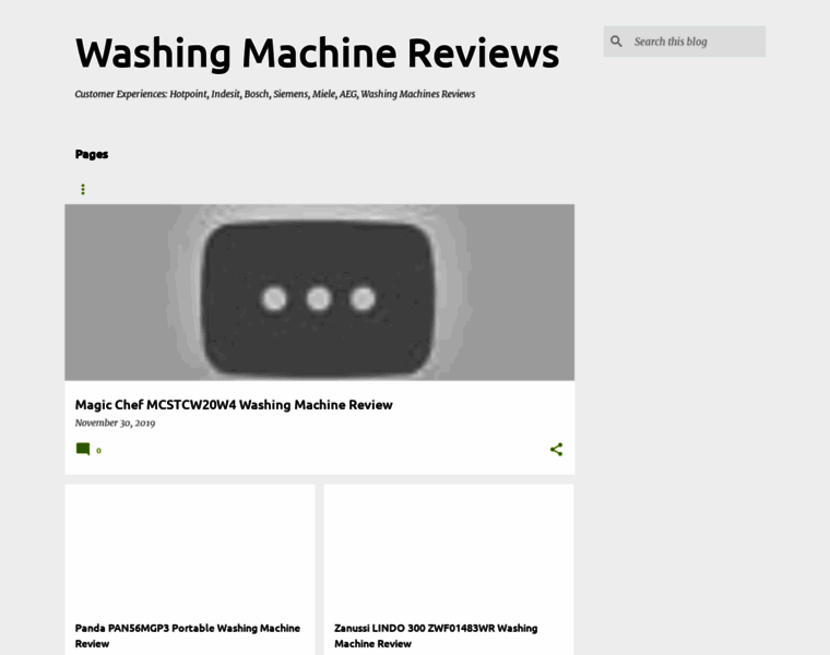 Allaboutwashingmachines.blogspot.ca thumbnail