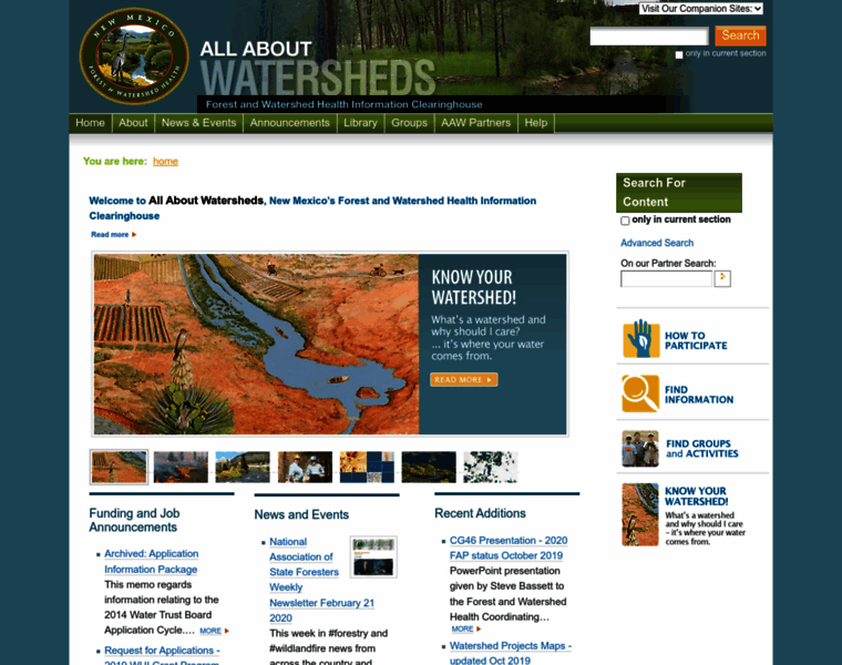 Allaboutwatersheds.org thumbnail