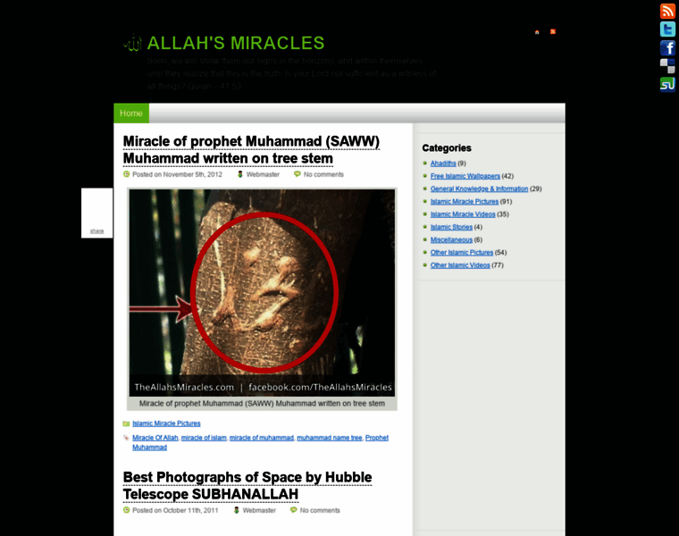 Allahs-miracles.com thumbnail