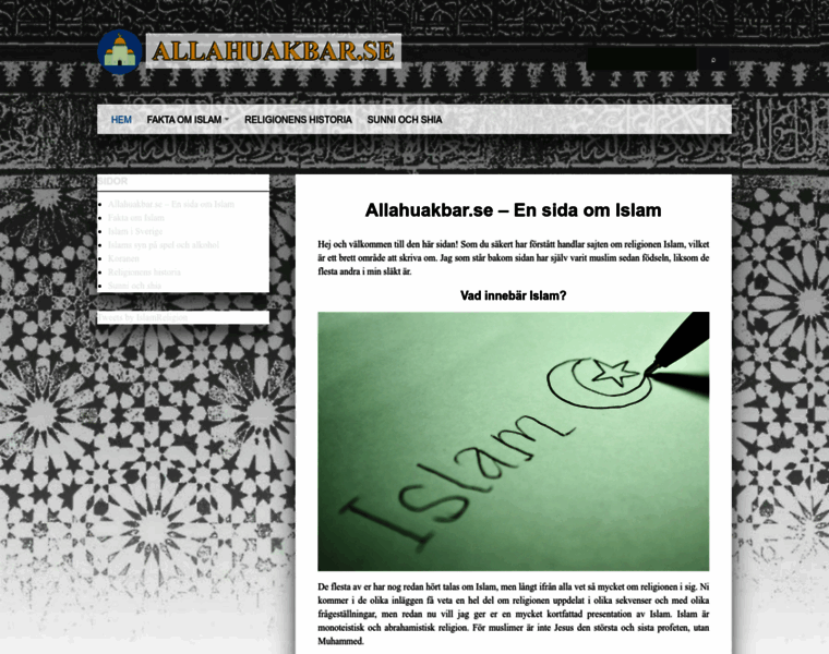Allahuakbar.se thumbnail