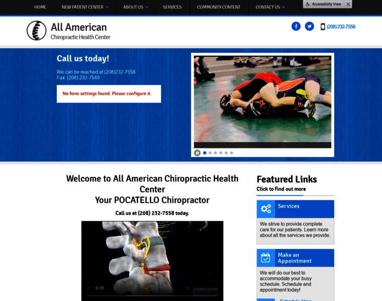 Allamericanchiropracticcare.com thumbnail