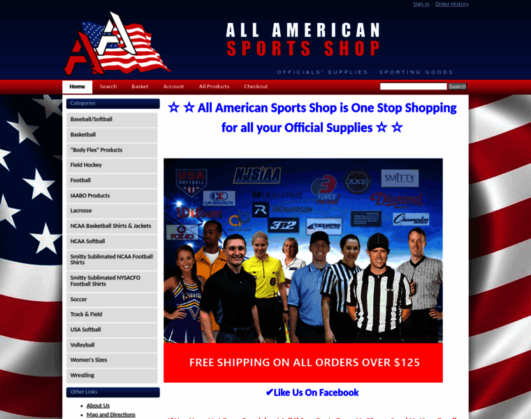 Allamericansportsshop.net thumbnail