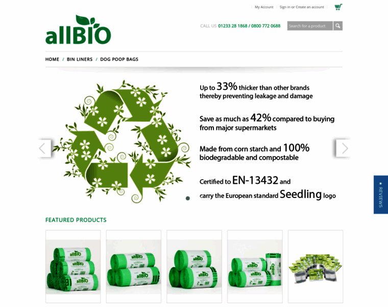 Allbio.co.uk thumbnail