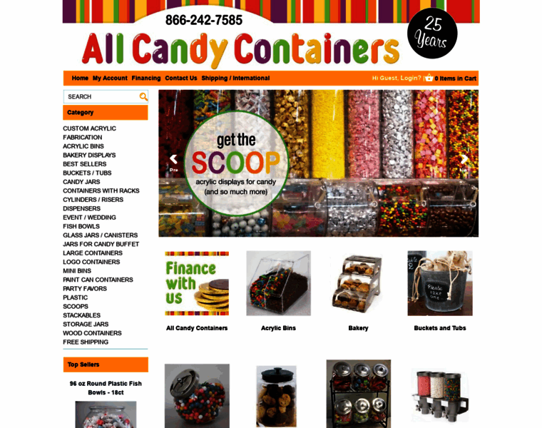 Allcandycontainers.com thumbnail