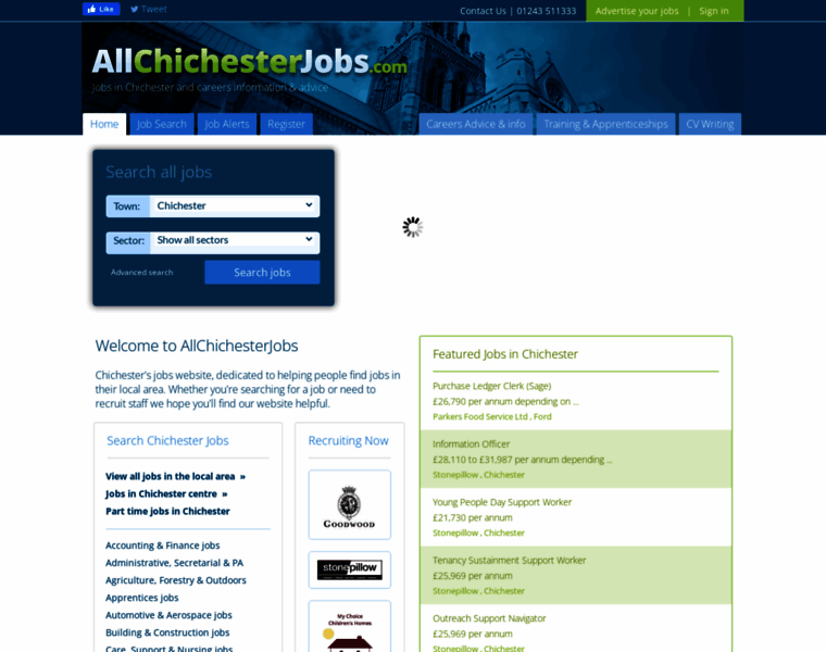 Allchichesterjobs.com thumbnail