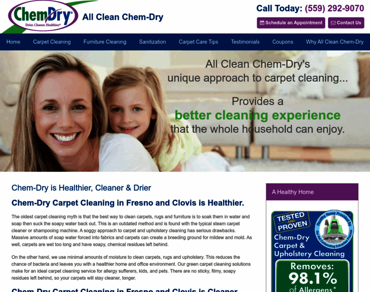 Allcleancdcarpetcleaning.com thumbnail
