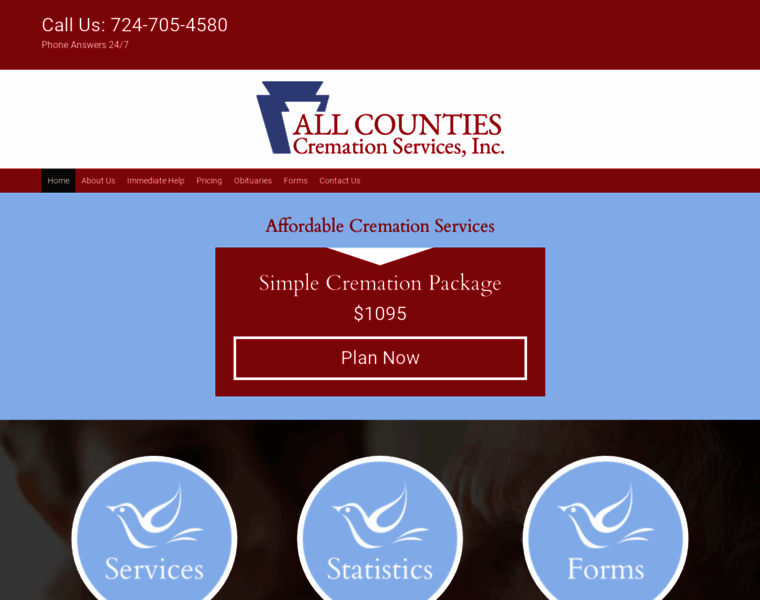 Allcountiescremationservices.com thumbnail