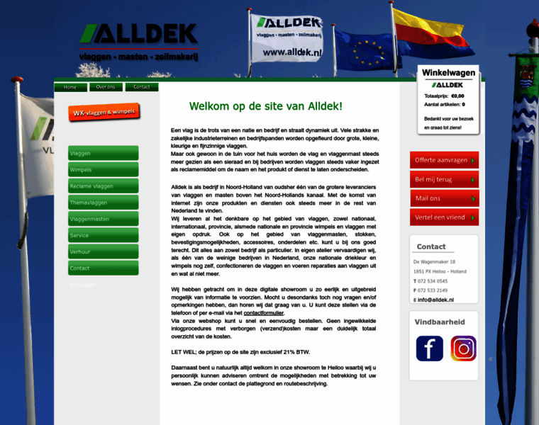 Alldek-vlaggen.nl thumbnail
