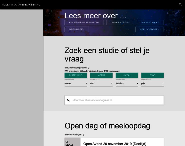 Alleassociatedegrees.nl thumbnail