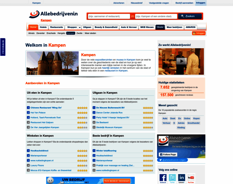 Allebedrijveninkampen.nl thumbnail