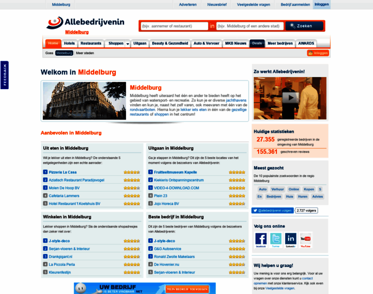 Allebedrijveninmiddelburg.nl thumbnail