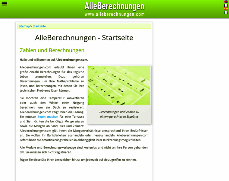 Alleberechnungen.com thumbnail