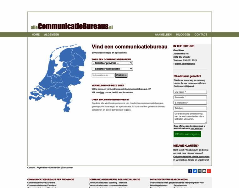 Allecommunicatiebureaus.nl thumbnail