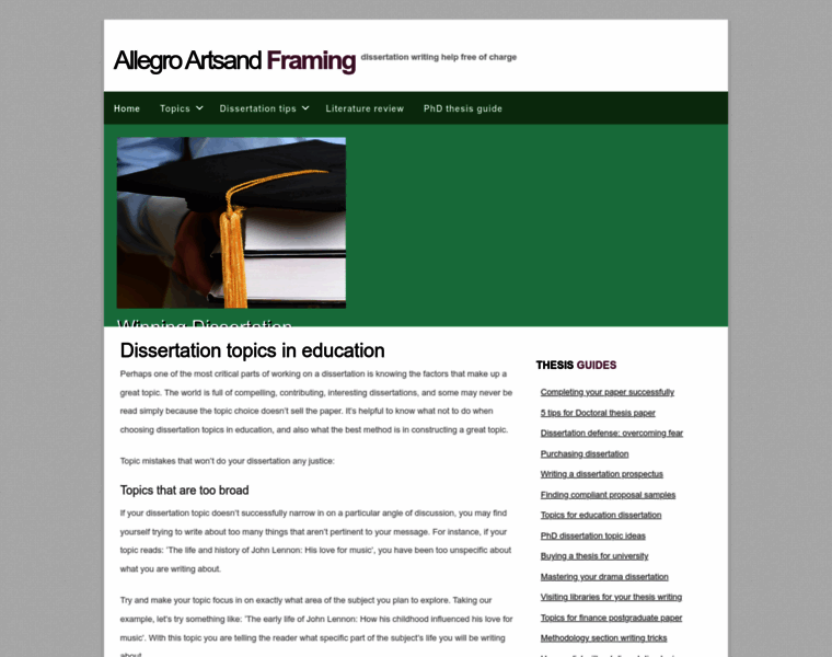 Allegroartsandframing.com thumbnail