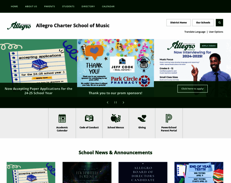 Allegrocharterschool.org thumbnail