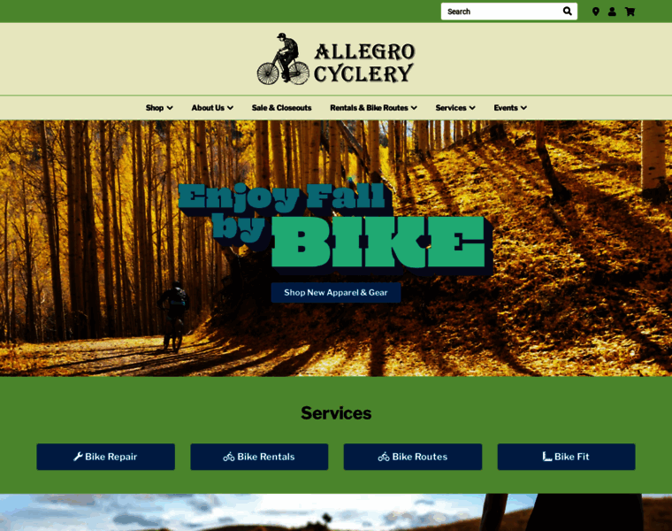 Allegrocyclery.com thumbnail
