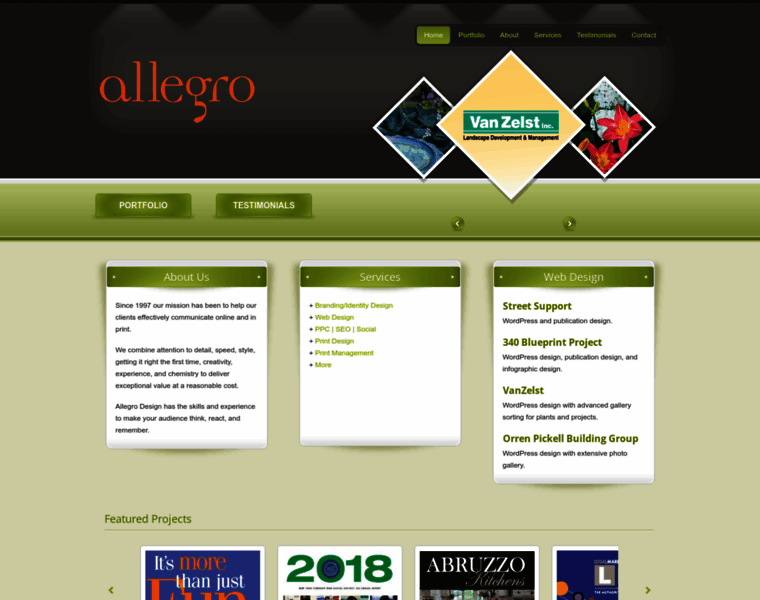 Allegrodesign.net thumbnail