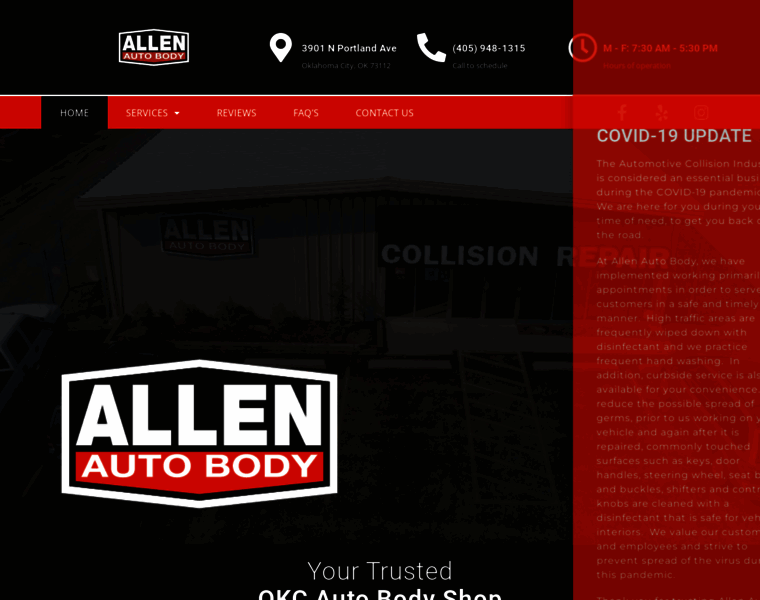 Allenautobody.com thumbnail