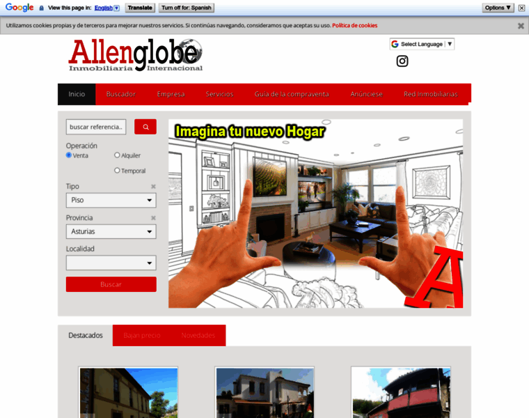 Allenglobe.com thumbnail