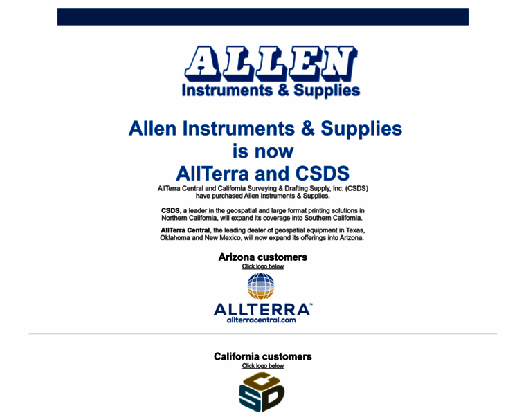 Alleninstruments.com thumbnail