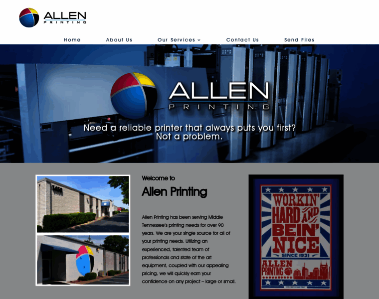 Allenprinting.com thumbnail