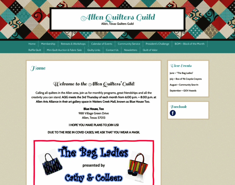 Allenquilters.org thumbnail