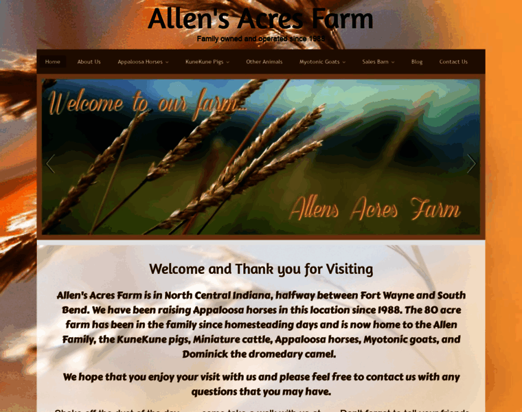 Allensacresfarm.com thumbnail
