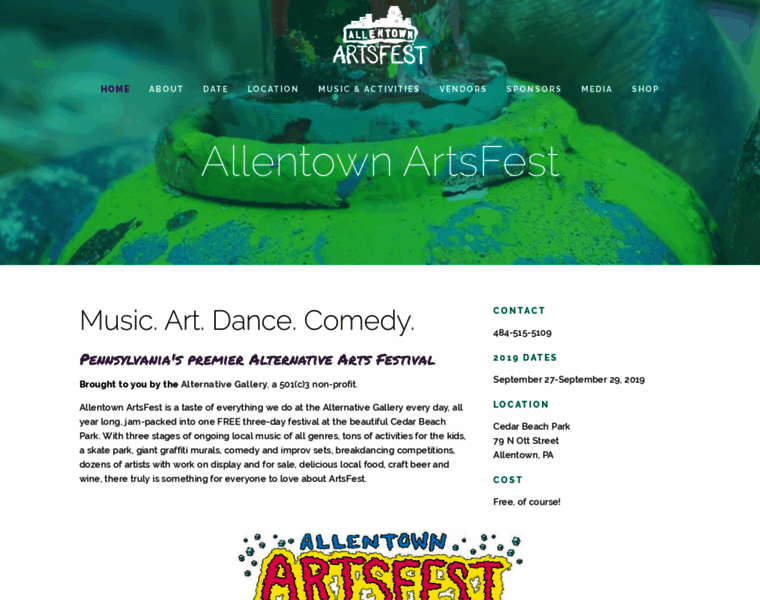 Allentownartsfest.com thumbnail