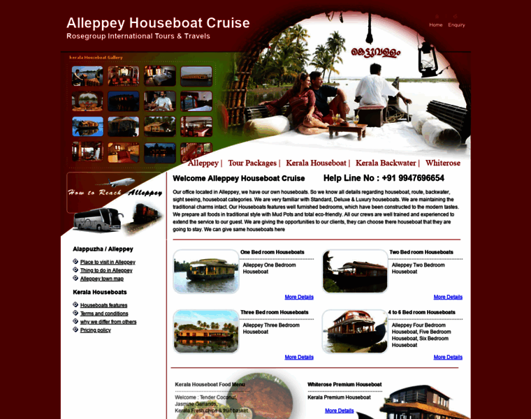 Alleppeyhouseboats.info thumbnail