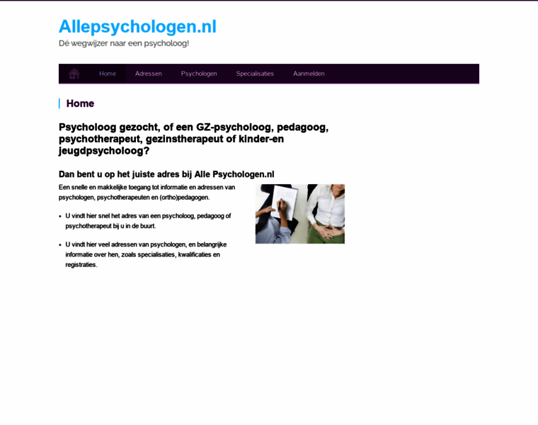 Allepsychologen.nl thumbnail