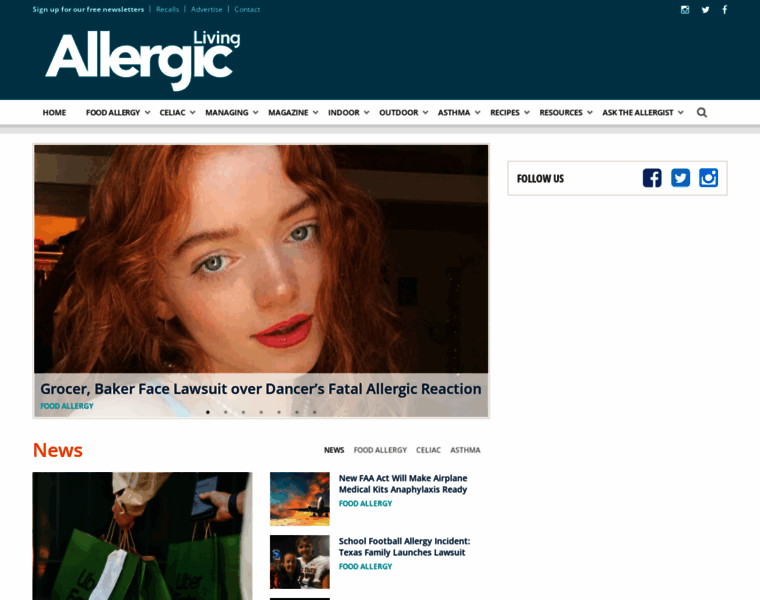 Allergicliving.com thumbnail