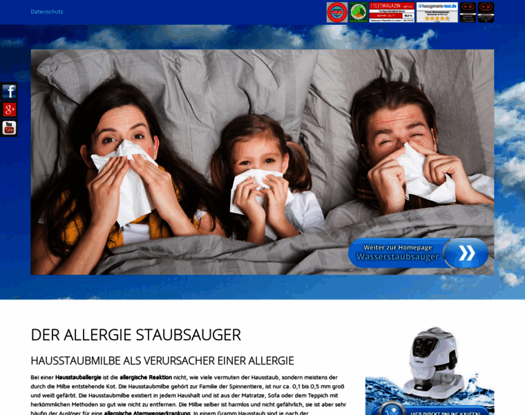 Allergie-staubsauger.de thumbnail