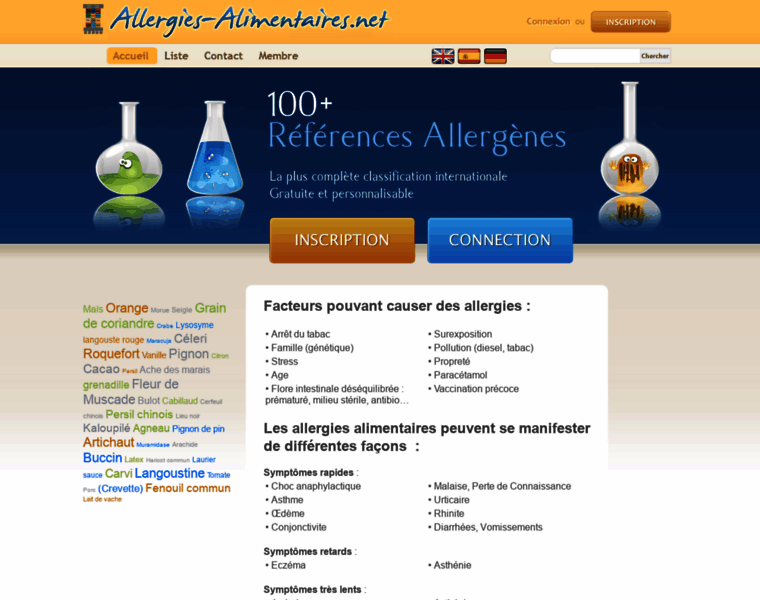 Allergies-alimentaires.net thumbnail