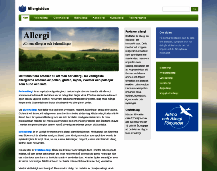 Allergisidan.se thumbnail