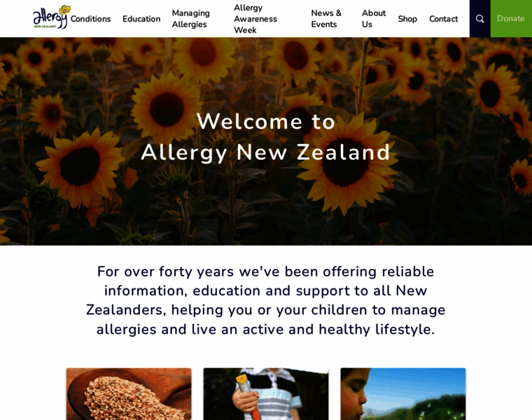 Allergy.org.nz thumbnail