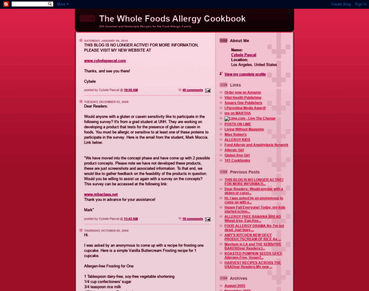 Allergycookbook.blogspot.com thumbnail