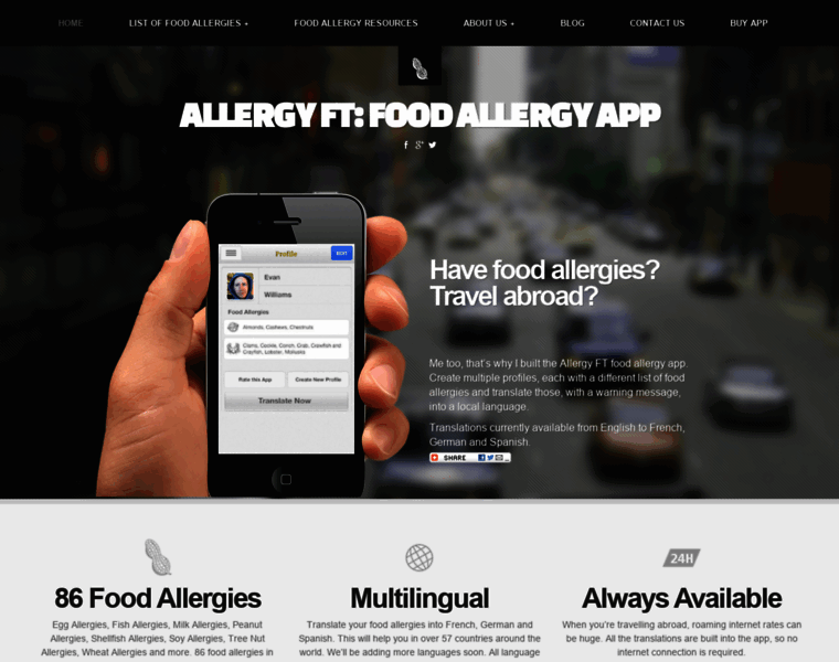 Allergyft.com thumbnail