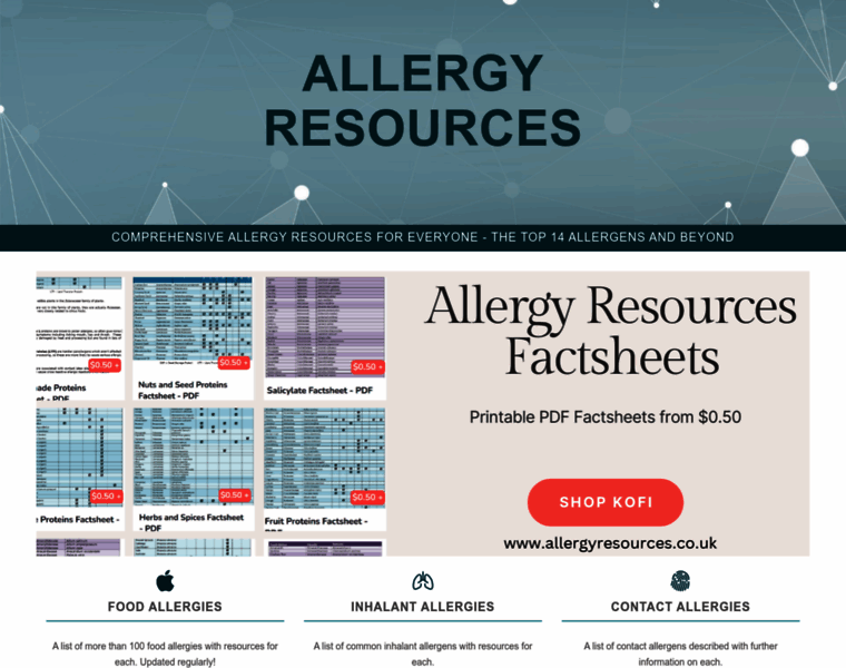 Allergyresources.co.uk thumbnail