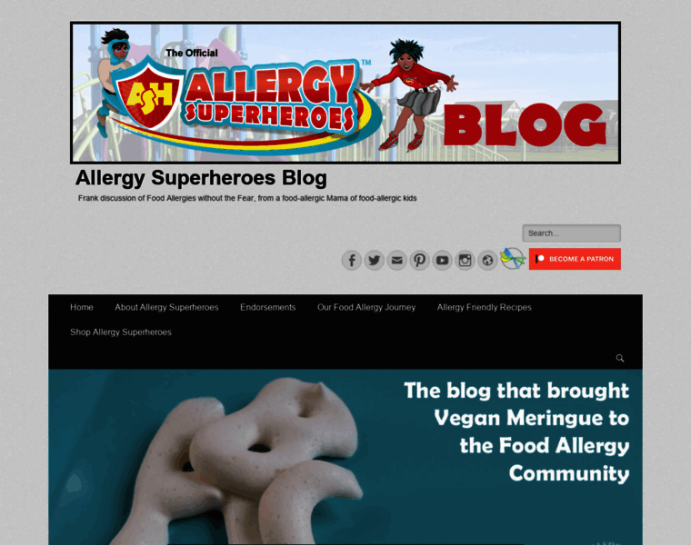 Allergysuperheroesblog.com thumbnail