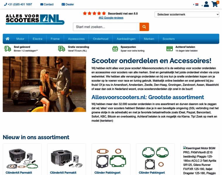 Allesvoorscooters.nl thumbnail