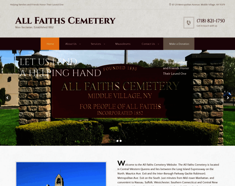 Allfaithscemetery.org thumbnail