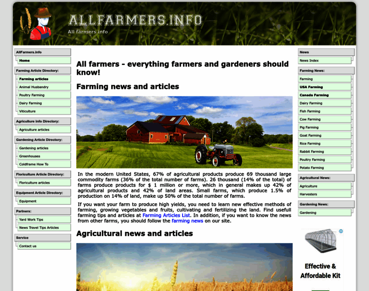 Allfarmers.info thumbnail