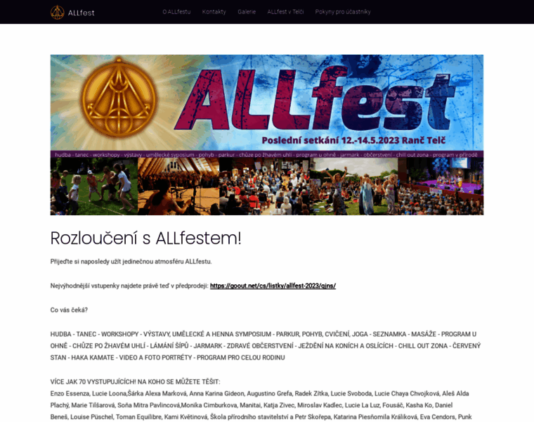 Allfest.cz thumbnail