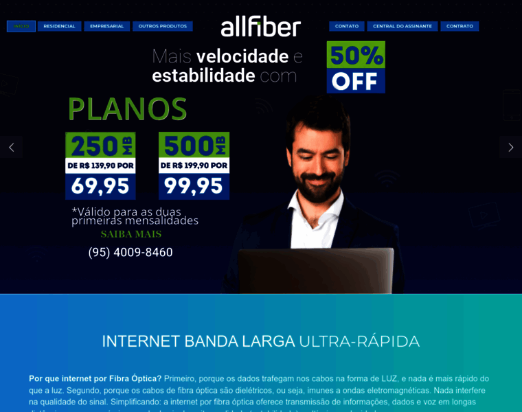 Allfiber.com.br thumbnail